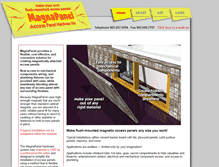 Tablet Screenshot of magnapanel.com